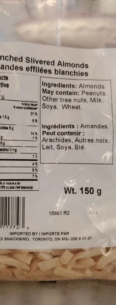 Amandes vrac