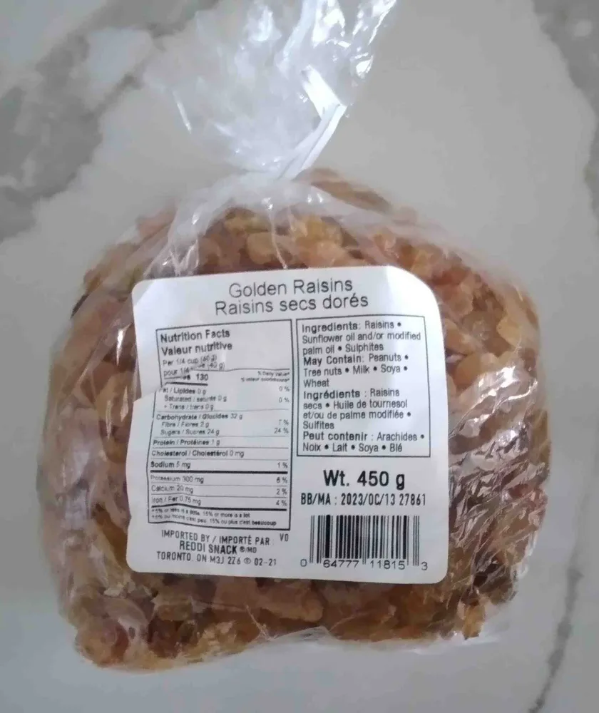 Golden Raisins