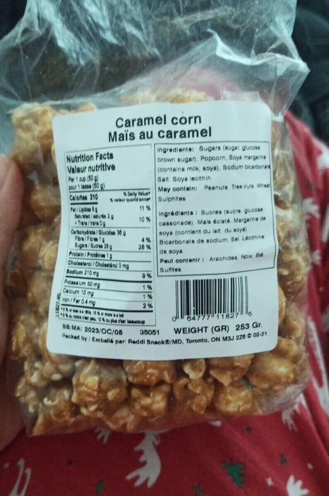 Caramel corn