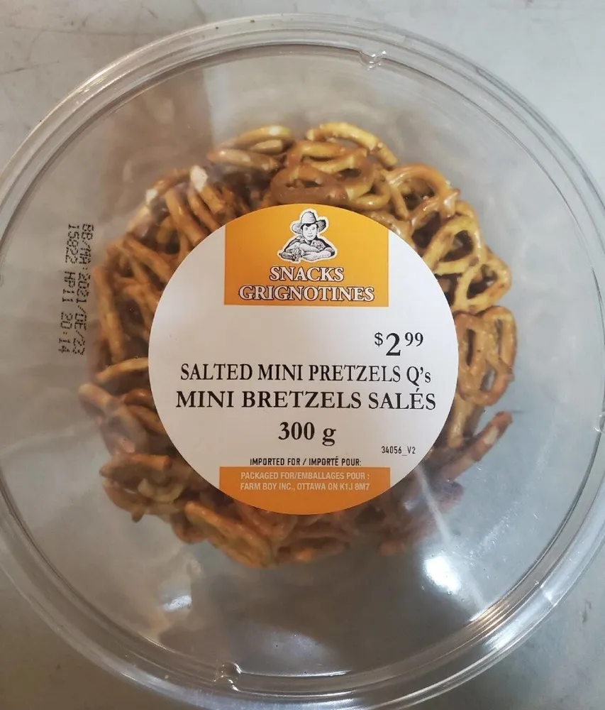 Salted Mini Pretzels Q's