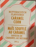 Butter scotch flavoured caramel corn