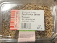 Roasted and Salted Sunflower Seeds