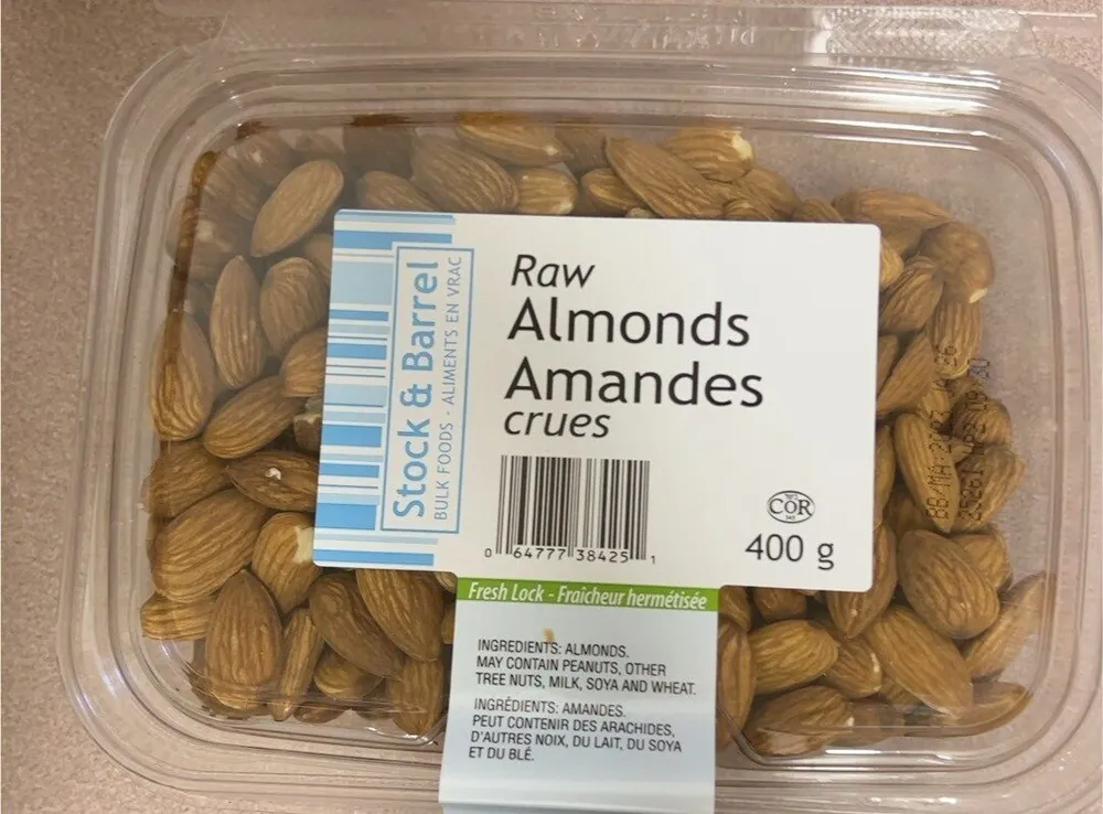 Amandes crues