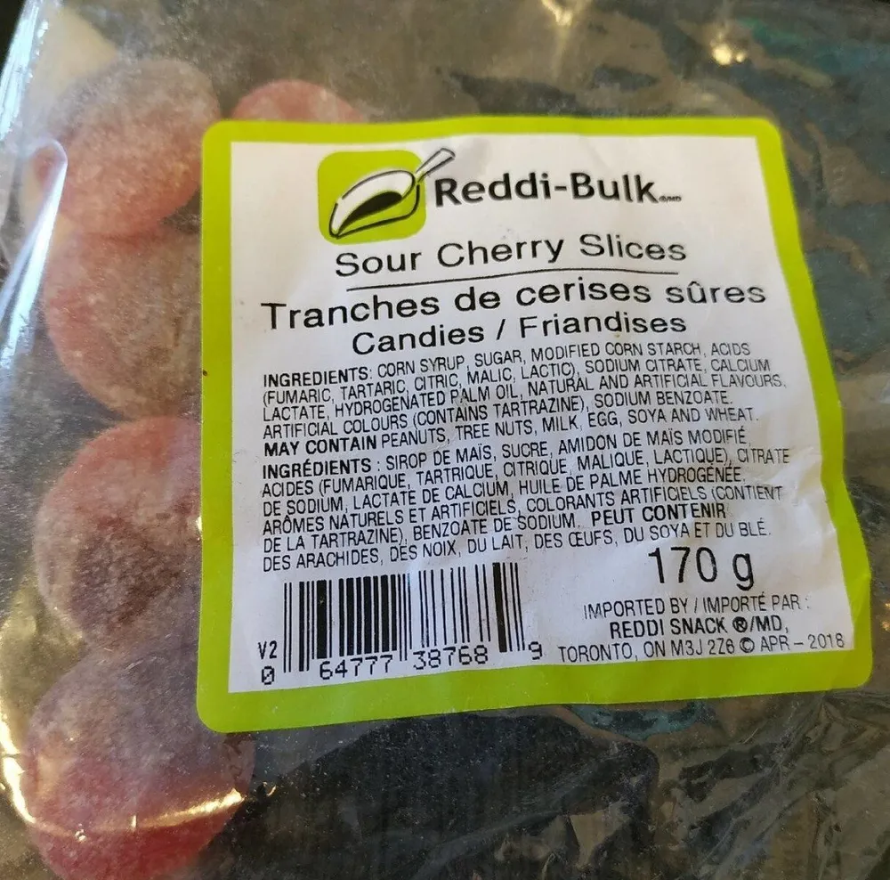 Sour Cherry Slices