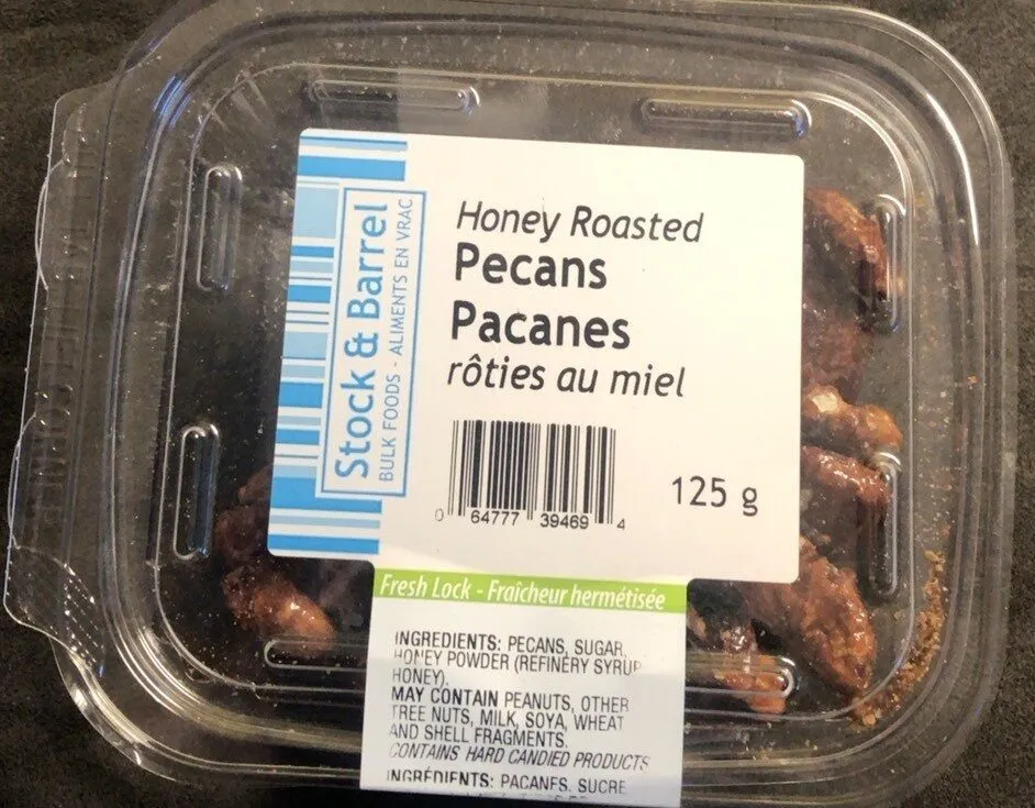Pacanes rôties au miel