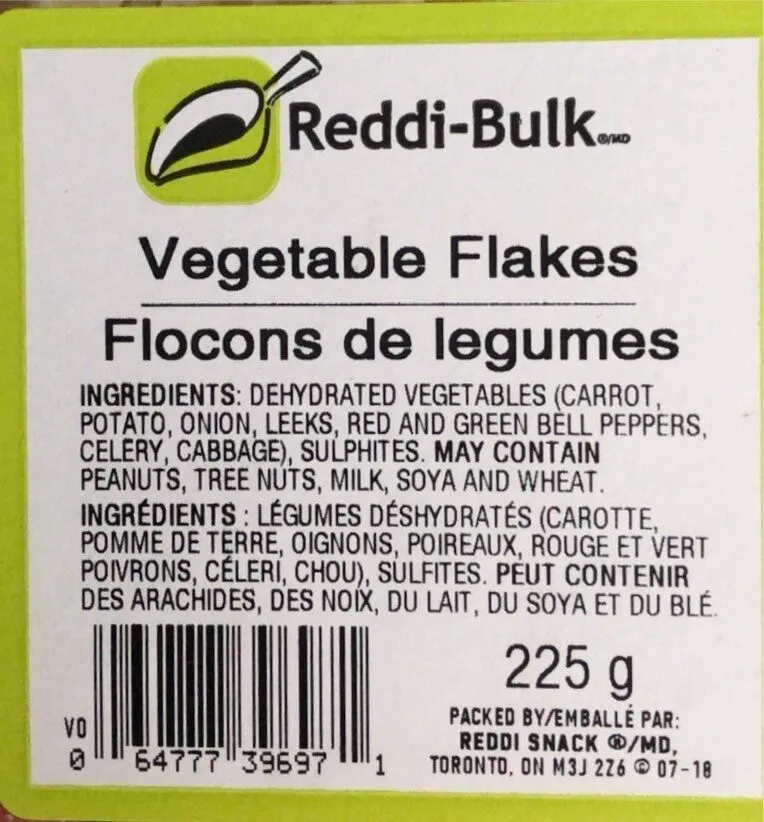 Flocons de légumes