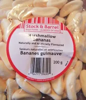 Bananes guimauves