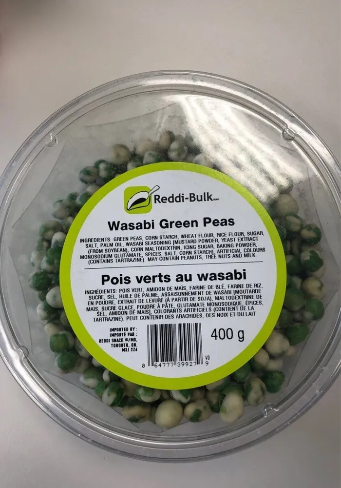 Pois verts au wasabi
