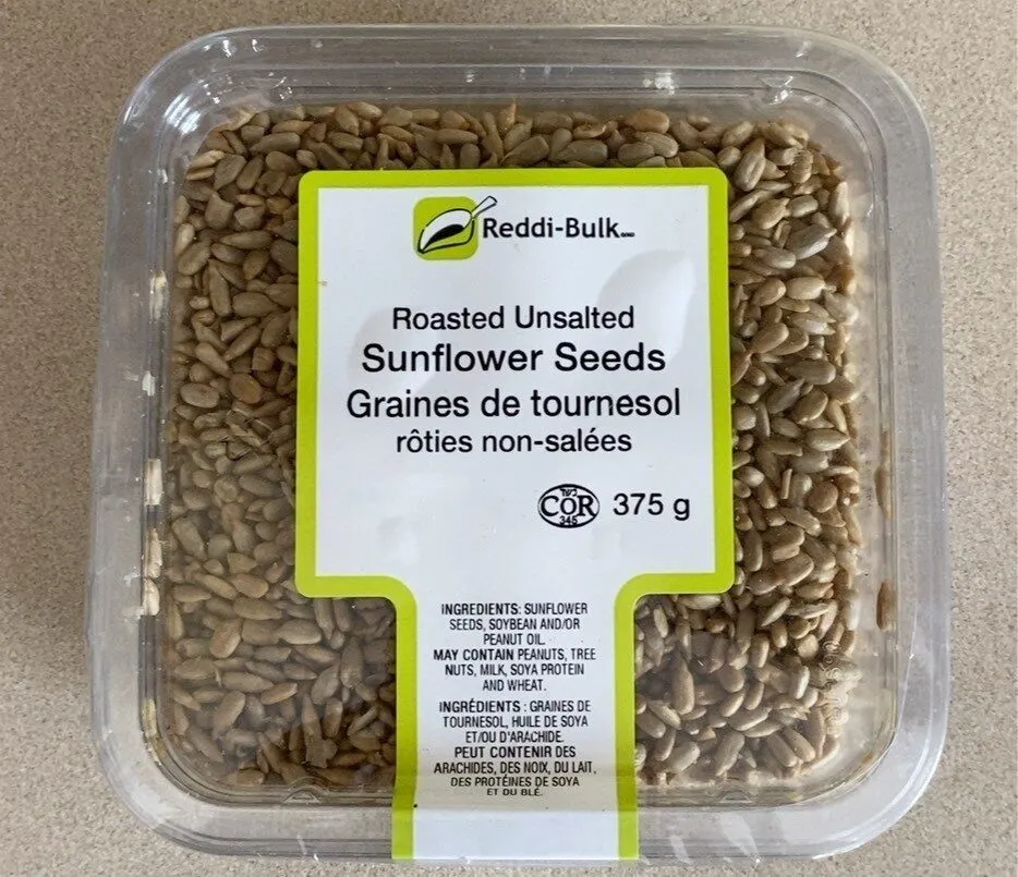 Graines de tournesol rôties non-salées