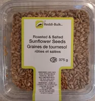 Roasted and salted sunflower seeds