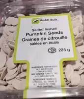 Graines de citrouille salées en écale