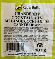 Cranberry Cocktail Mix
