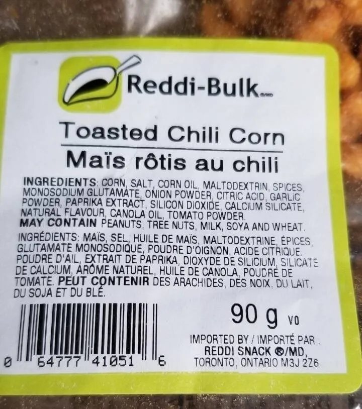 Mais rôtis au chili