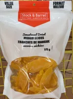 Tranche de mangue sucrées séchées