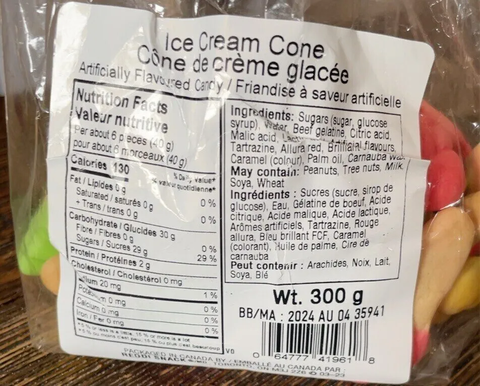 Cone de crème glacée