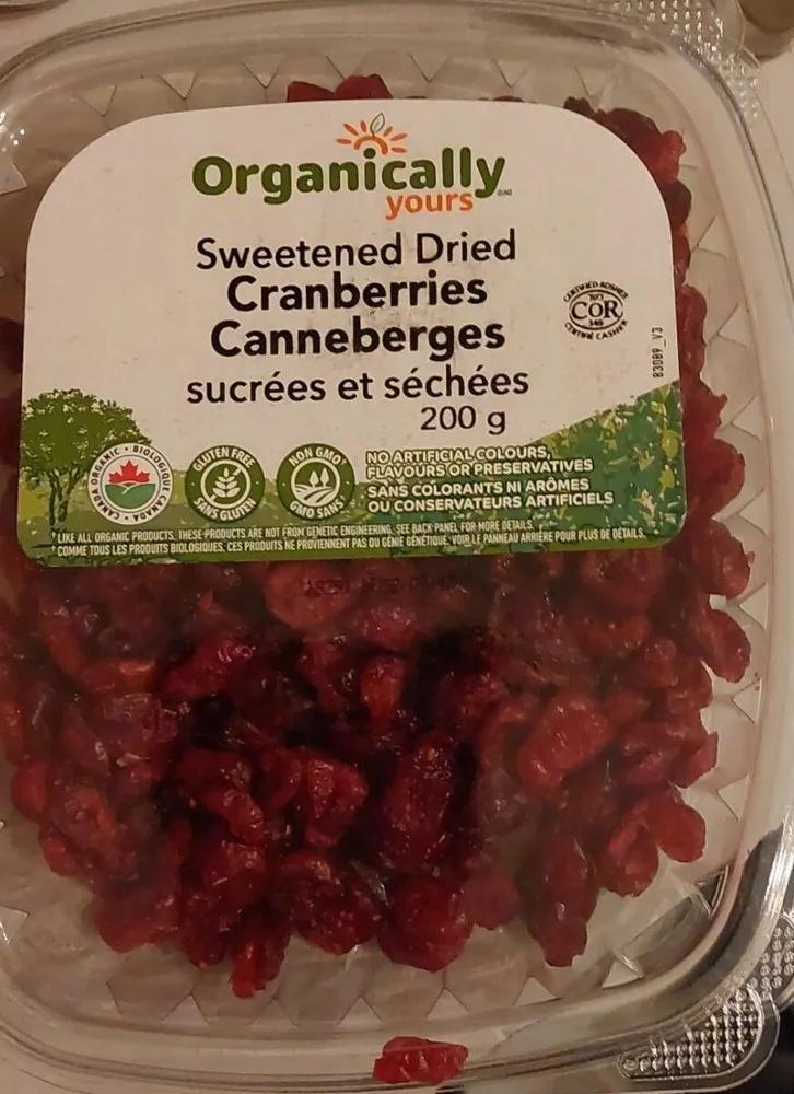 Sweetened dried Cranberries