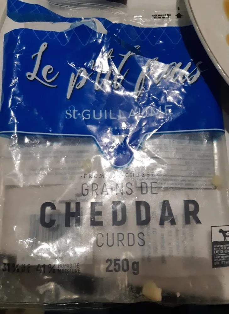 Grain de cheddar curds