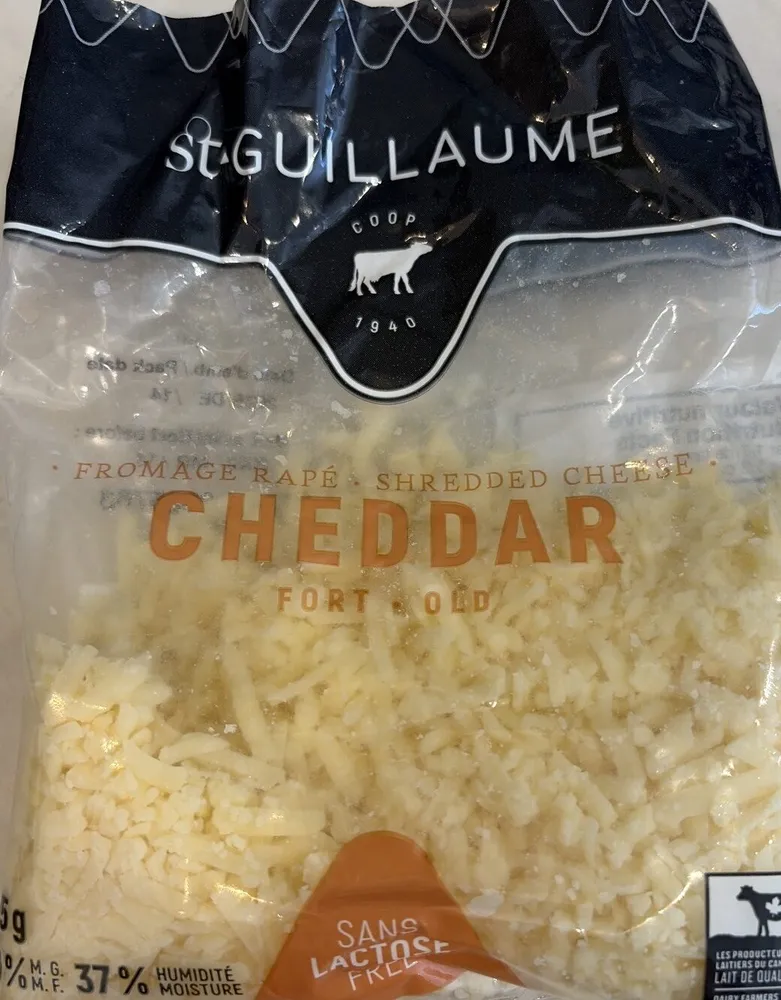 Fromage râpé Cheddar fort