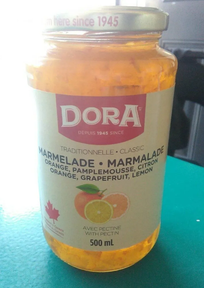 Marmelade orange, pamplemousse, citron