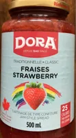 Tartinade de type confiture de fraises