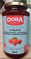 Tartinade de type confiture 3 fruits