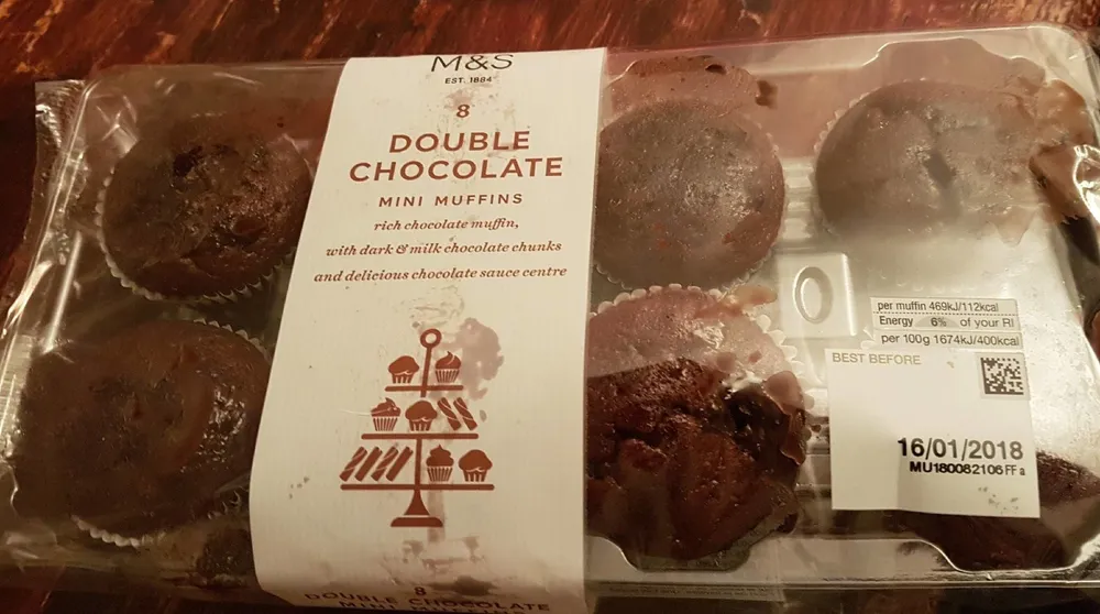 Double chocolat muffins