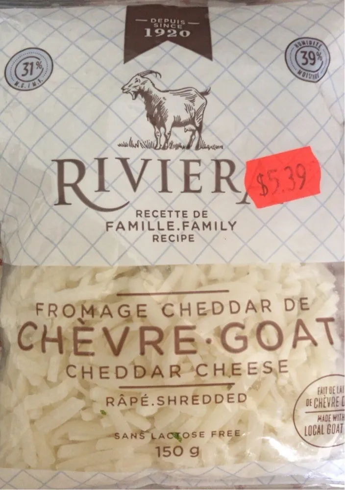 Fromage cheddar de chèvre