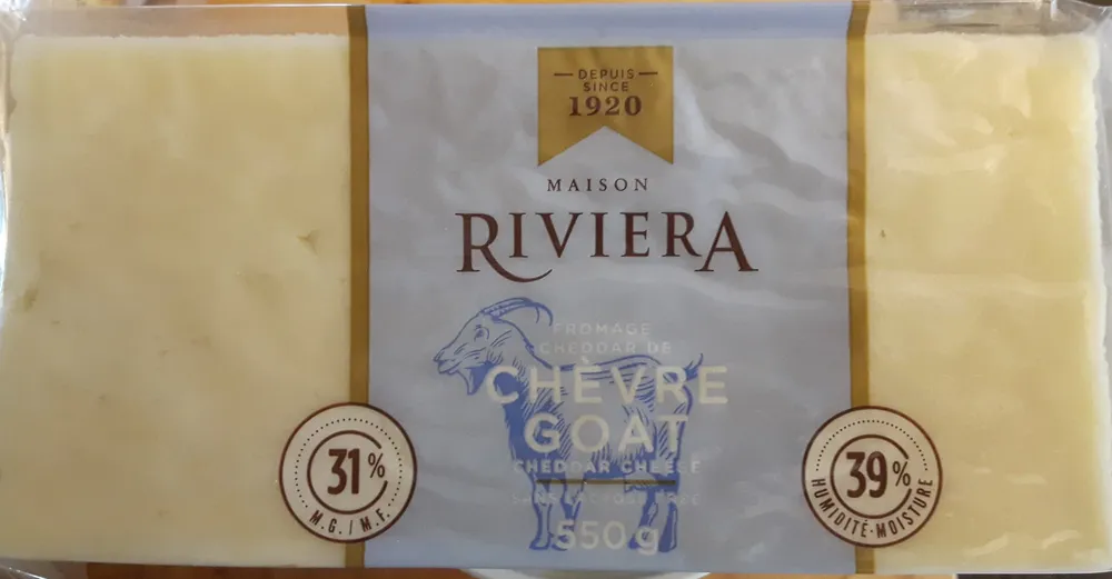 fromage cheddar de chèvre