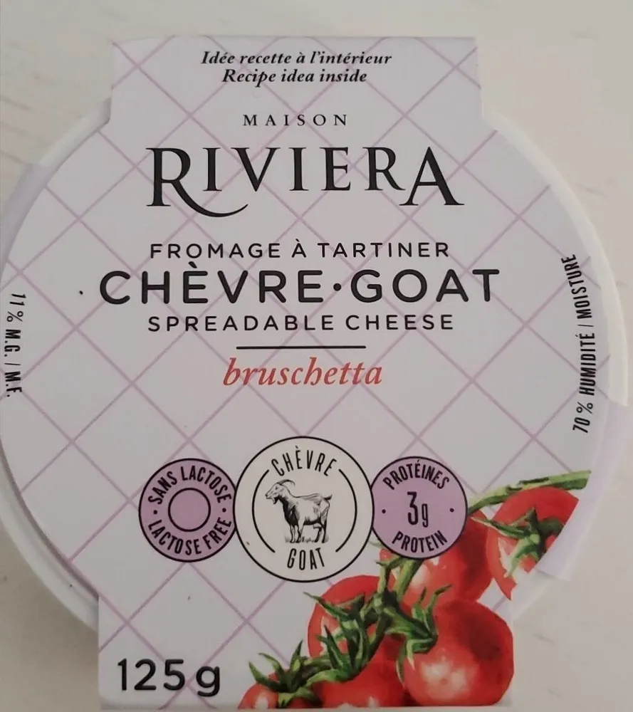 Spreadable Goat Cheese - Bruschetta