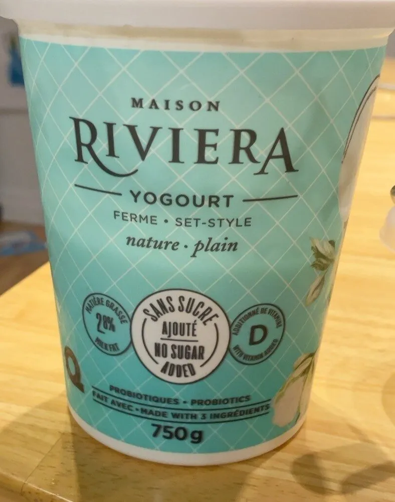 Yogourt style ferme nature