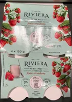 Set style yogourt strawberry