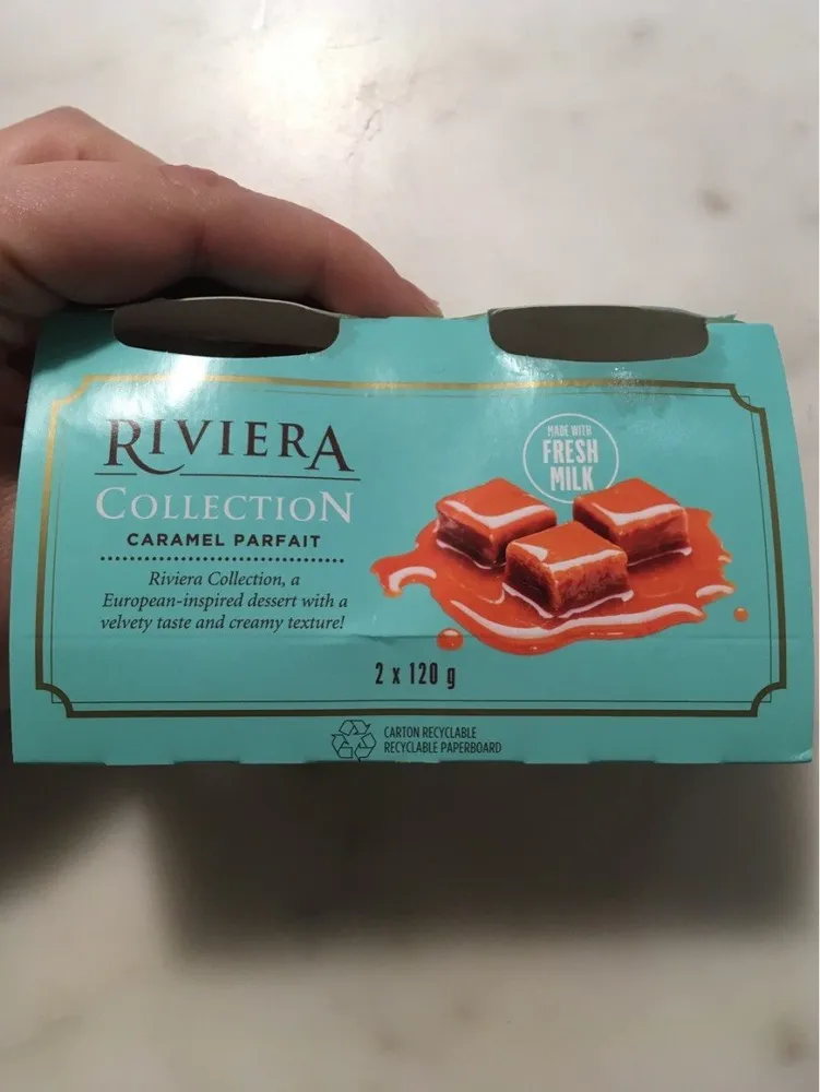 Parfait au caramel