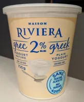 Yogourt nature Grec 2% MG