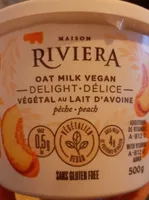 Délice végétal au lait d avoine à la pêche