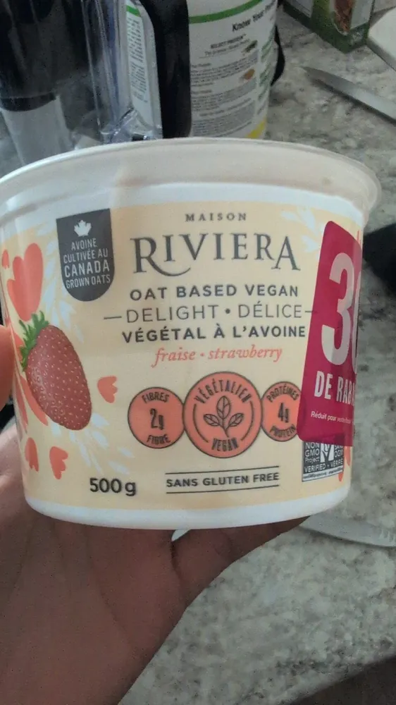 Oat Based Vegan Delight - Strawberry