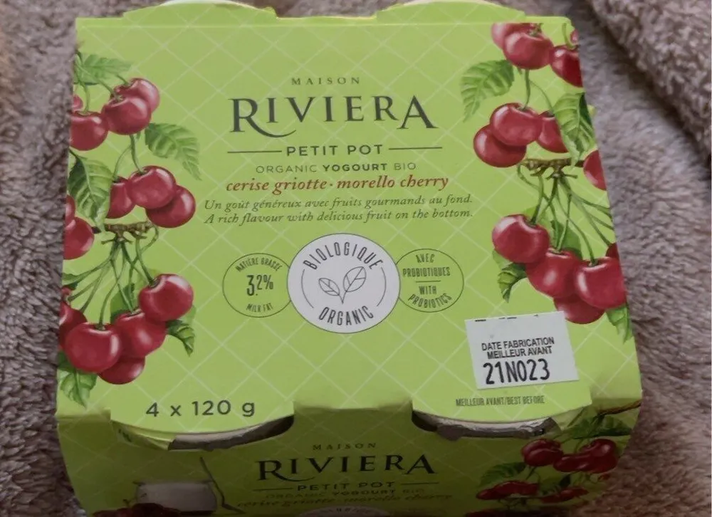Organic yogourt bio