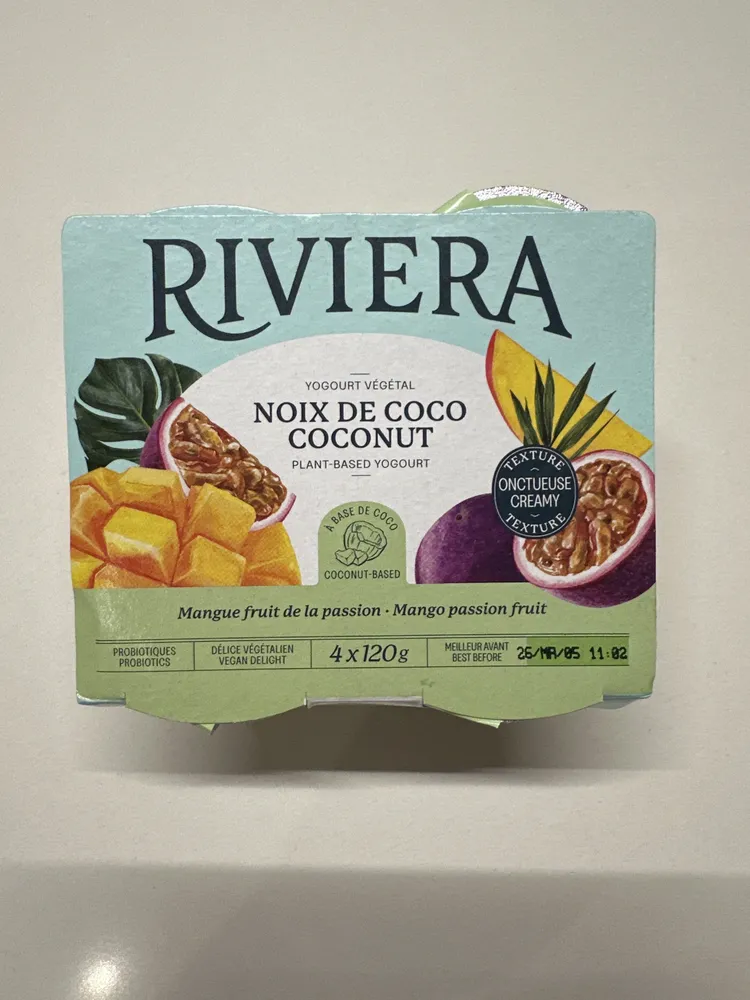 Coconut milk vegan - Riviera
