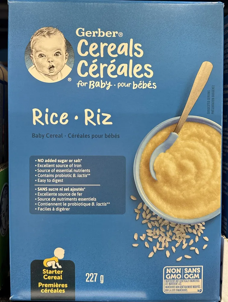 Céréale de riz pour bébé