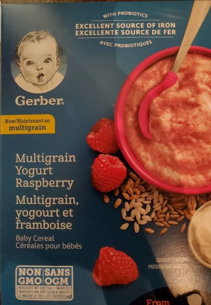 Multigrain,yogourt et framboise