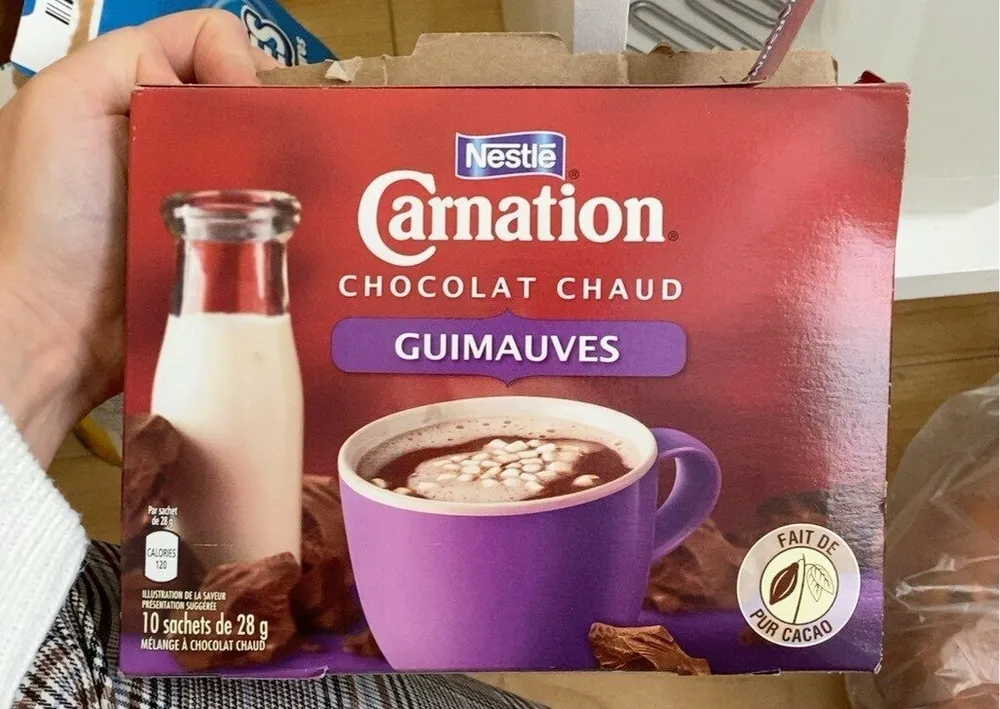 Chocolat chaud guimauves