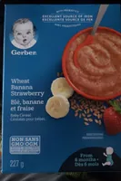 Wheat banana strawberry