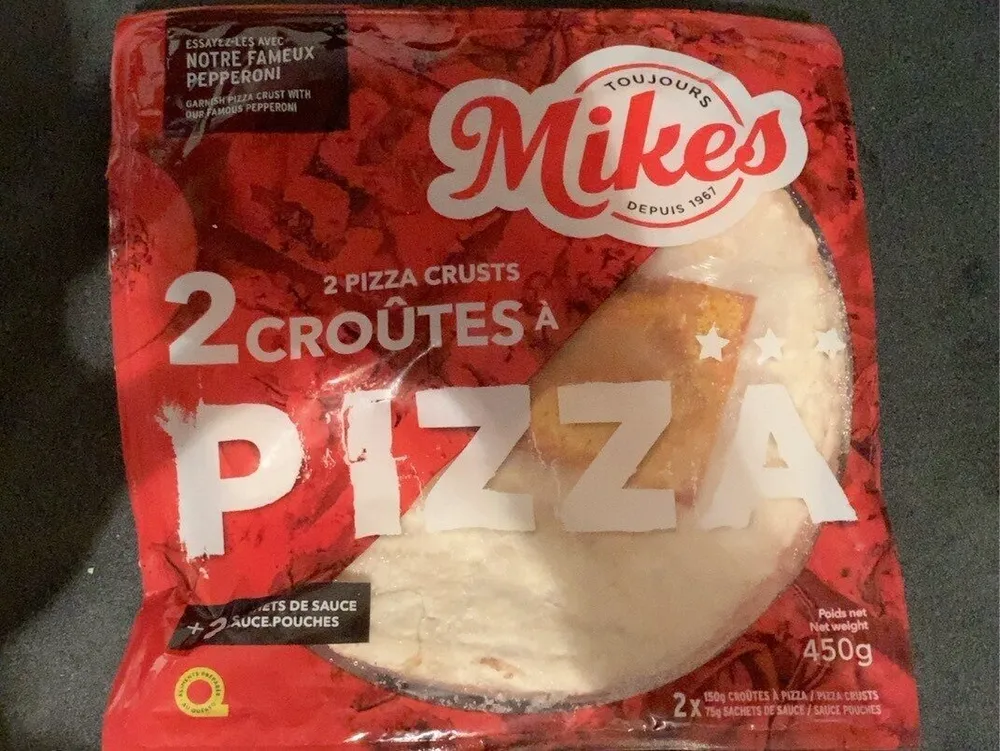 2 pizza crusts