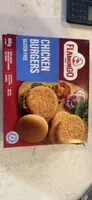 Burgers de poulet sans gluten