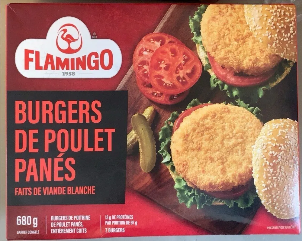 Flamingo burger de poulet