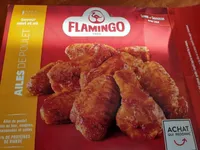 Ailes de poulet roti au four, coupées assaisonnée  et cuite