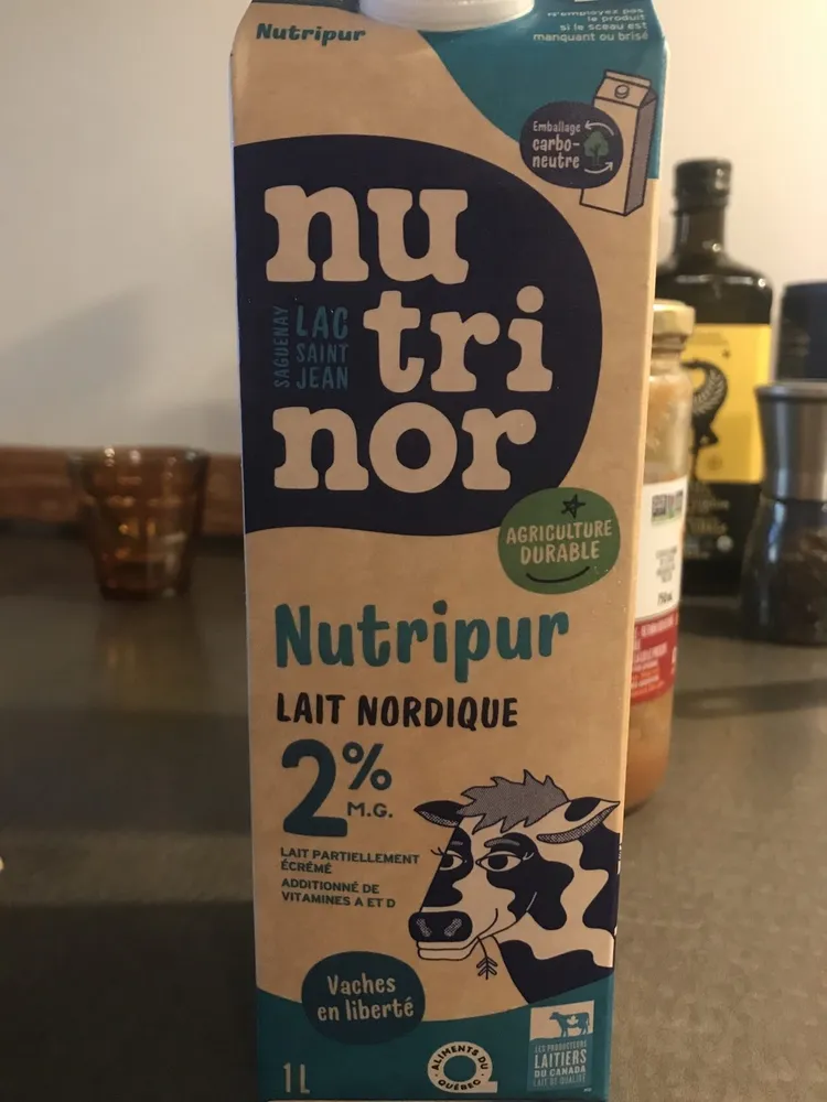 Lait Nutripur Saguenay Lac st Jean
