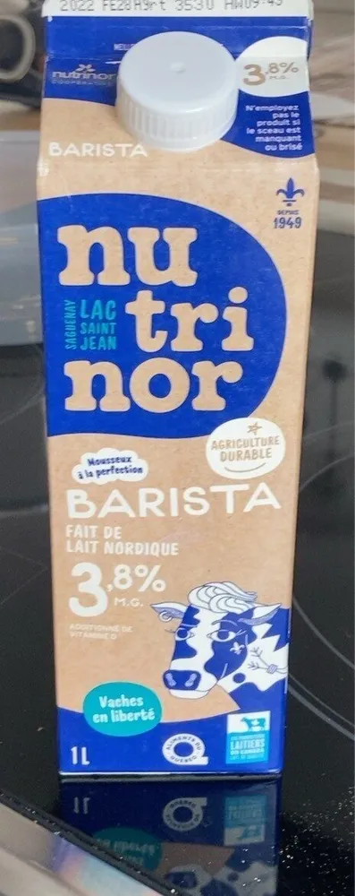 Lait barista