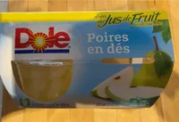 Poires en dés