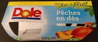 Pêches en dés
