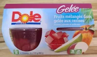 Gelée Fruits mélangés dans gelée aux cerises